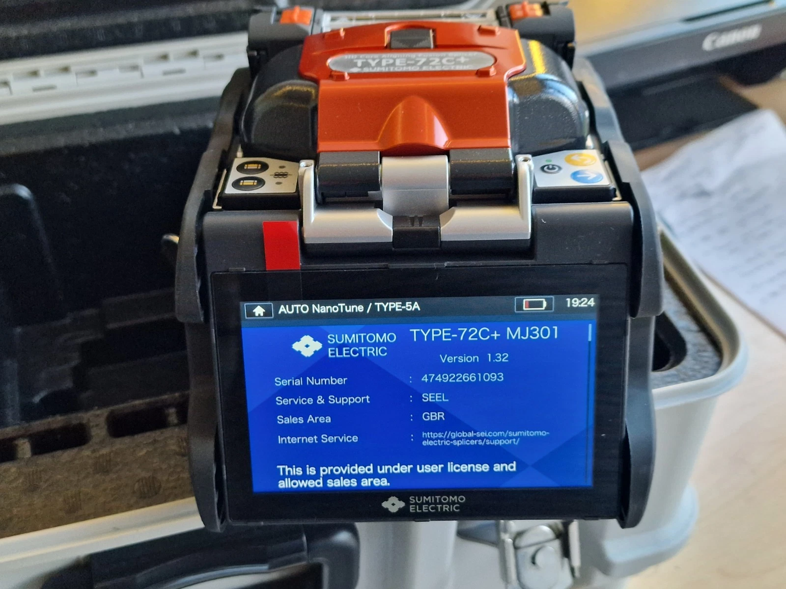 Sumitomo Type-72C+ Fusion Splicer - BRAND NEW - Image 5