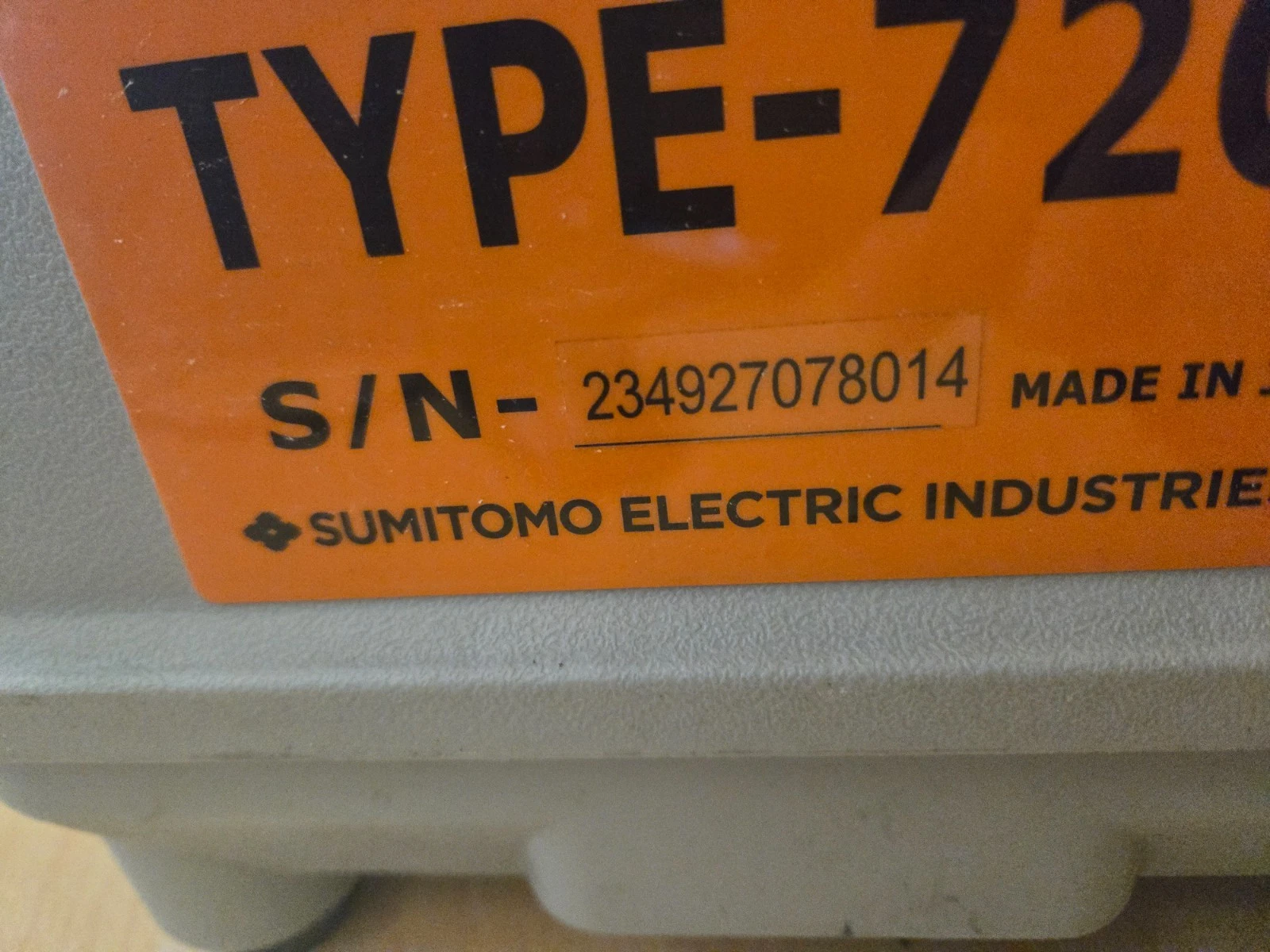 Sumitomo T-72C+ Type-72C+ Fusion Splicer - Good Condition - £2200 - Image 2