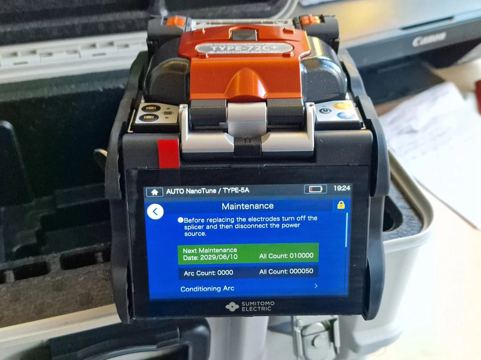 Sumitomo Type-72C+ Fusion Splicer - BRAND NEW - Image 11