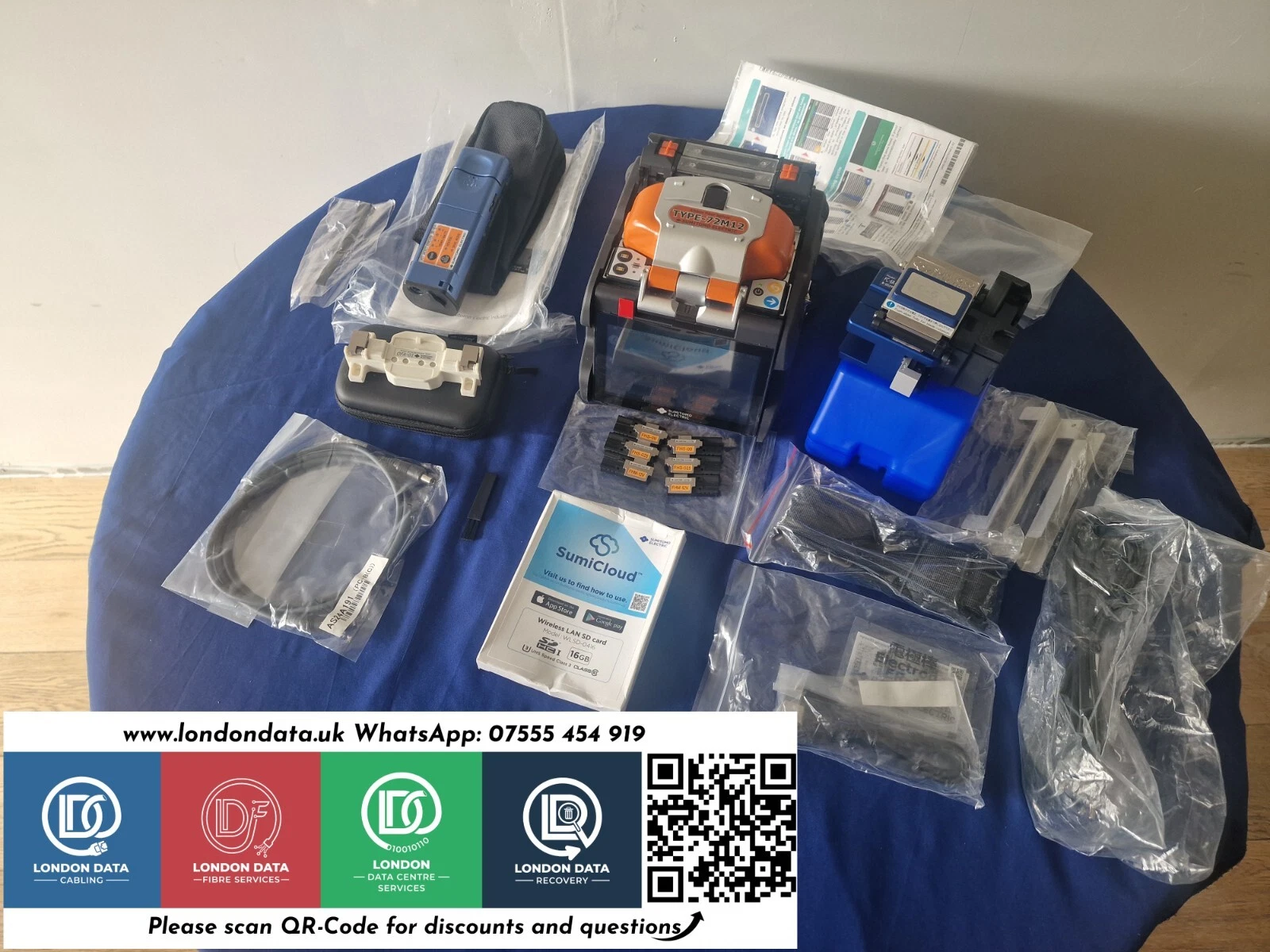 Brand New Sumitomo T-72M12 Ribbon Splicer +Fibre Holders+Thermal Stripper+Ribbon - Image 16