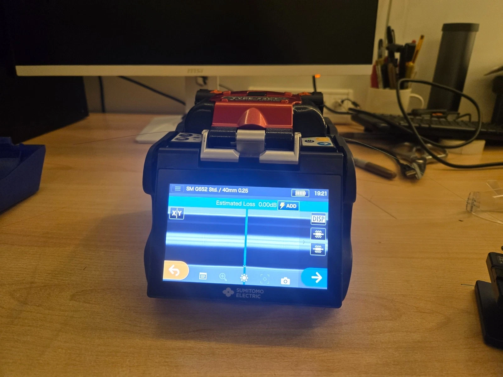 Sumitomo Type-72C+ Fusion Splicer - Ultra Low Usage (2291 Arcs) - GREAT Conditio - Image 2