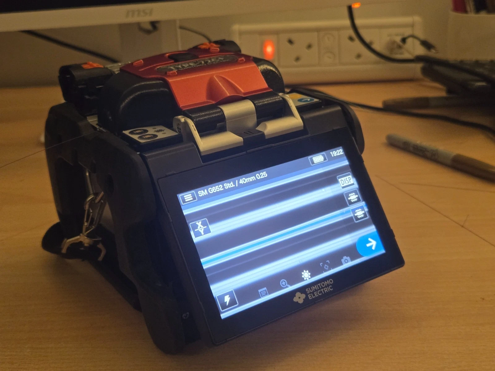 Sumitomo Type-72C+ Fusion Splicer - Ultra Low Usage (2291 Arcs) - GREAT Conditio - Image 7