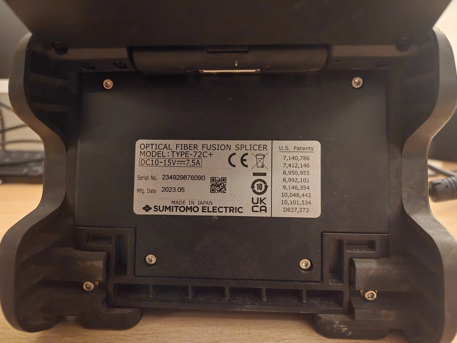 Sumitomo Type-72C+ Core Alignment Fusion Splicer - 3,265 Arcs - GREAT Condition - Image 2