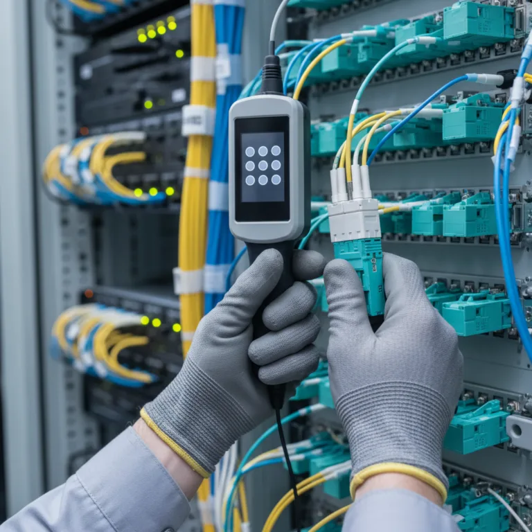 MPO end-face inspection before testing