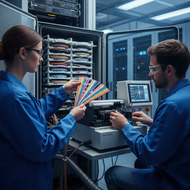 High-count ribbon splicing team