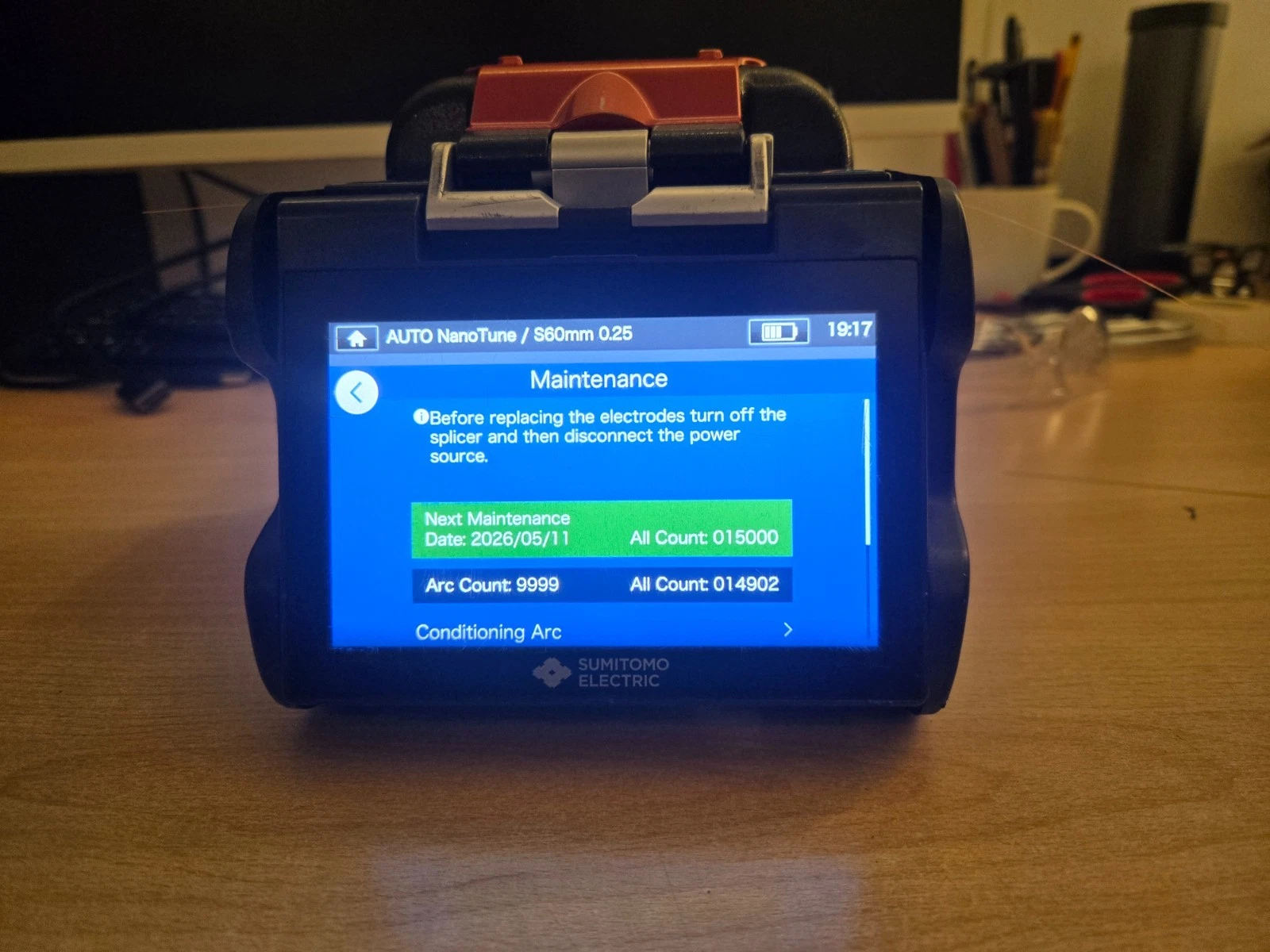 Sumitomo Type-72C+ fusion splicer – photo 4